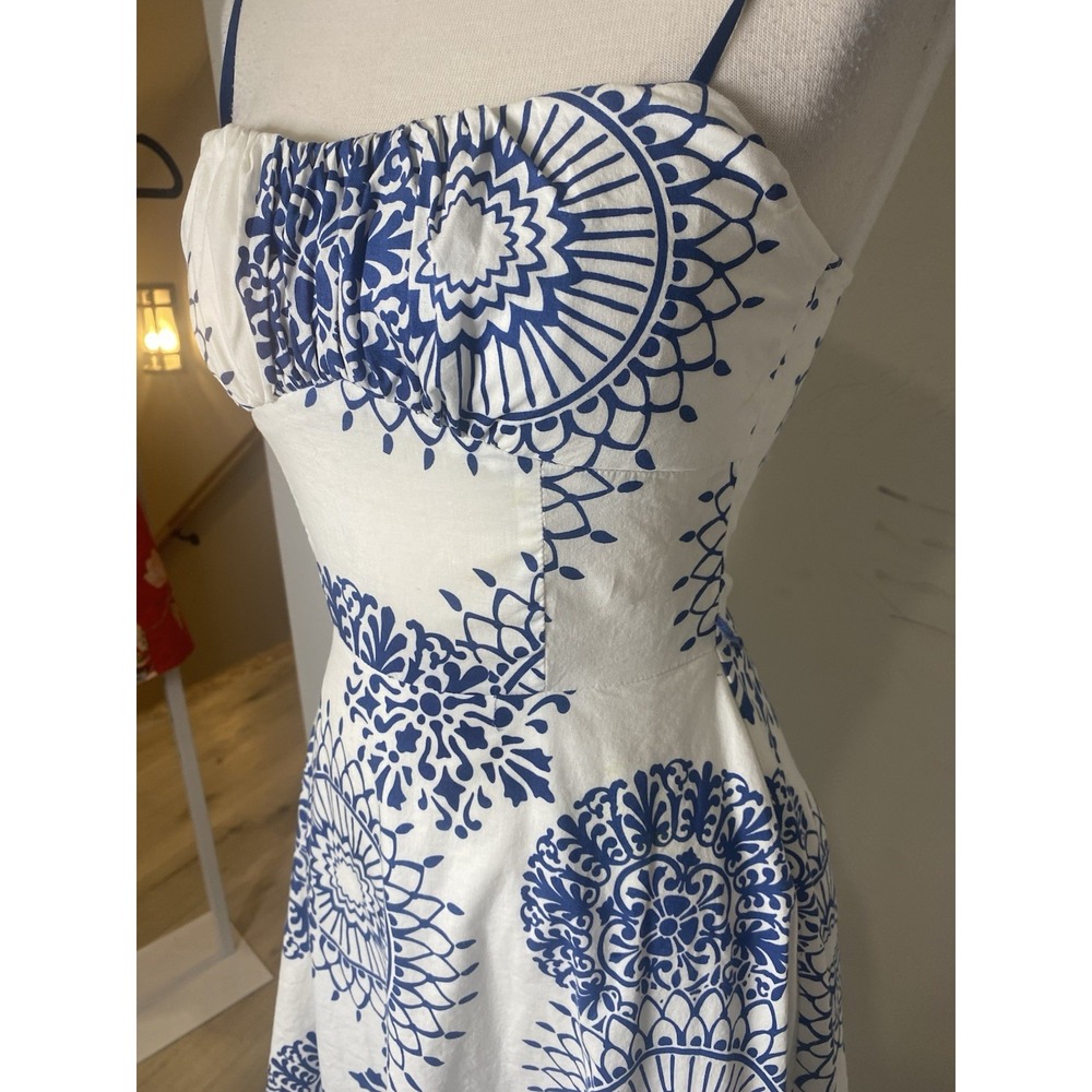 Ruby‎ Rox Y2K Vintage Dress Summer Fit and Flare Beach Sundress Coastal Boho 5